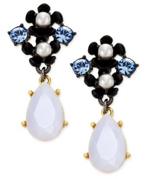 Kate Spade New York Pretty Petals Imitation Pearl Flower Drop Earrings
