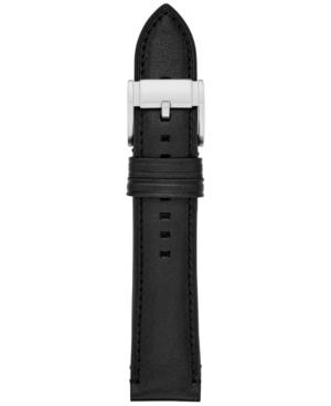Fossil Men's Black Leather Watch Strap 22mm S221254