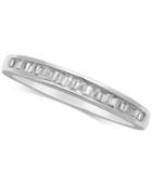 Diamond Baguette Gold Band (1/7 Ct. T.w.) In 14k Gold, Rose Gold Or White Gold