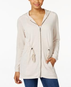G.h. Bass & Co. Zippered Drawstring-waist Hoodie