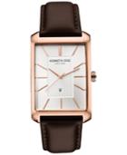 Kenneth Cole New York Men's Brown Leather Strap Watch 31x48mm 10030831