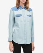 Calvin Klein Jeans Cotton Two-tone Denim Shirt