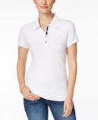 Charter Club Short-sleeve Polo Top, Only At Macy's