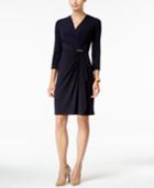 Charter Club Faux-wrap Dress, Only At Macy's