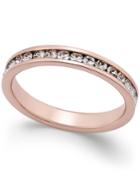 Giani Bernini Cubic Zirconia Pave Ring In 18k Rose Gold-plated Sterling Silver, Only At Macy's
