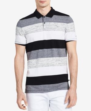 Calvin Klein Men's Engineered Bar Stripe Polo