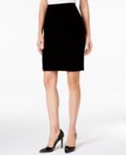 Calvin Klein Velvet Pencil Skirt
