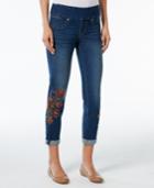 Style & Co Petite Embroidered Jeggings, Only At Macy's