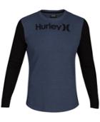 Hurley Men's Logo Knit Long-sleeve T-shirt