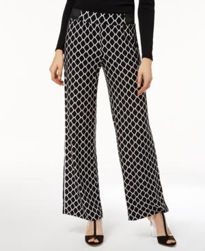 I.n.c. Printed Wide-leg Soft Pants, Created For Macy's