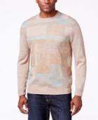 Weatherproof Vintage Men's Textureblocked Sweater, Only At Macy's