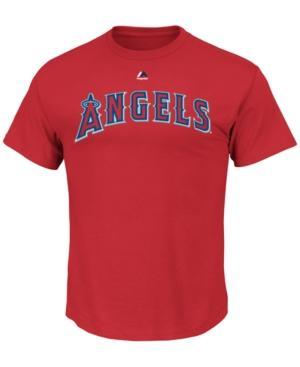 Majestic Men's Los Angeles Angels Of Anaheim Team Wordmark T-shirt