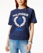 Tommy Hilfiger Short-sleeve Logo Sweatshirt, Only At Macy's