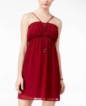 City Studios Juniors' Halter Shift Dress