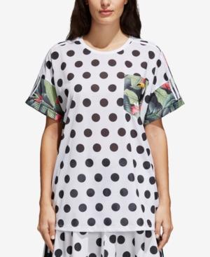 Adidas Originals Mixed-print T-shirt