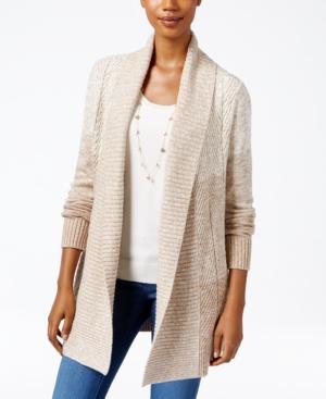 Charter Club Colorblocked Shawl Cardigan, Only At Macy's