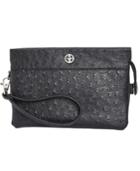 Giani Bernini Embossed Faux Ostrich Crossbody Wallet, Created For Macy's