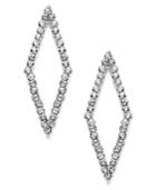 Inc International Concepts Silver-tone Pave Open Kite Earrings, Only At Macy's