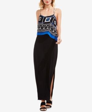 Vince Camuto Printed Popover Maxi Dress