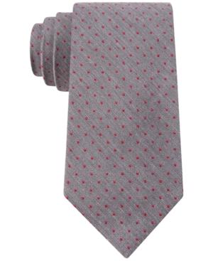 Calvin Klein Heather Pindot Slim Tie