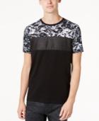Guess Men's Granite Pattern-blocked T-shirt