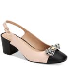 Charter Club Pearla Bow Slingback Pumps, Created For Macy's Women's Shoes