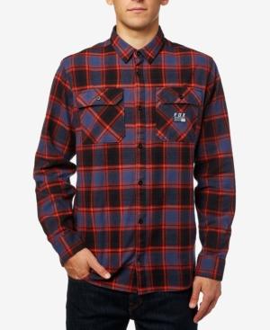 Fox Men's Trail Dust Plaid Flannel Shirt