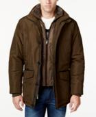 Weatherproof Vintage Faux-fur-collar Layered Parka