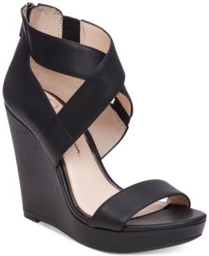 Jessica Simpson Jamilee Crisscross Platform Wedge Sandals Women's Shoes