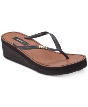 Dkny Mar Wedge Sandals, Created For Macy's