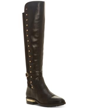 Vince Camuto Women's Pelda Studded Riding Boots Women's Shoes