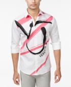 Versace Jeans Poplin Brush Stroke Shirt