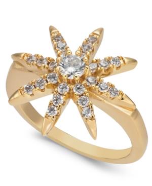 Charter Club Gold-tone Crystal Star Ring, Created For Macy's