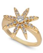 Charter Club Gold-tone Crystal Star Ring, Created For Macy's