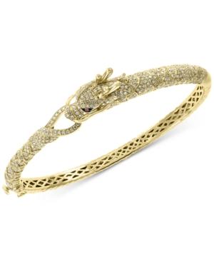 Effy Diamond Dragon Bangle Bracelet (1-3/4 Ct. T.w.) In 14k Gold