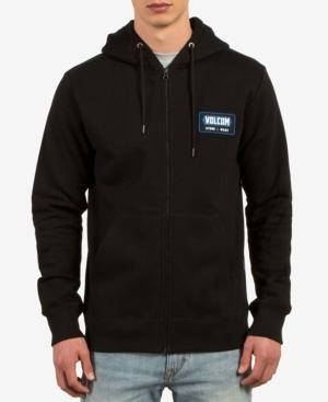Volcom Men's Shop Logo-patch Full-zip Hoodie