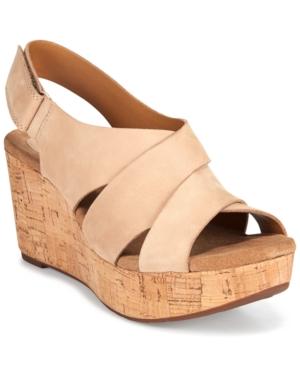 Clarks Artisan Women's Caslynn Diem Wedge Sandals Women's Shoes