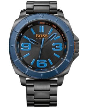Boss Orange Men's Sao Paulo Black Ion-plated Stainless Steel Bracelet Watch 50mm 1513160