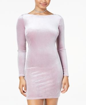 Jump Juniors' Velvet Bodycon Dress