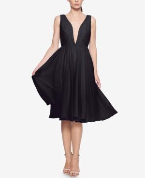 Fame And Partners Petti-length Dress With Back Chain