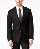 Ryan Seacrest Distinction Black Solid Modern Fit Jacket