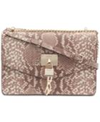 Dkny Elissa Snake Shoulder Flap Bag, Created For Macy's