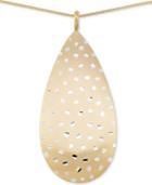 Simone I. Smith Brushed Confetti Pendant Necklace In 14k Gold Over Sterling Silver