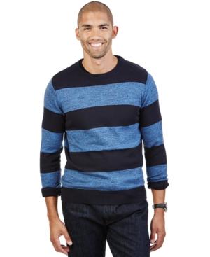 Nautica Striped Crew-neck Sweater