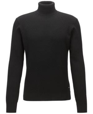 Boss Men's Ribbed Virgin Wool Sweater