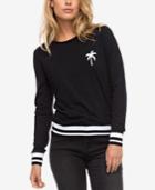 Roxy Juniors' Striped Graphic Sweatshirt