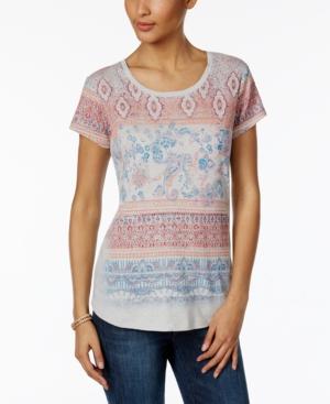 Style & Co Graphic-print T-shirt, Created For Macy's