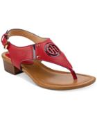 Tommy Hilfiger Kissi Block-heel Sandals Women's Shoes