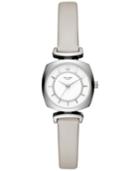 Kate Spade New York Women's Barrow Clocktower Gray Leather Strap Watch 24mm Ksw1321