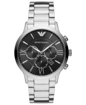 Emporio Armani Men's Chronograph Stainless Steel Bracelet Watch 44mm